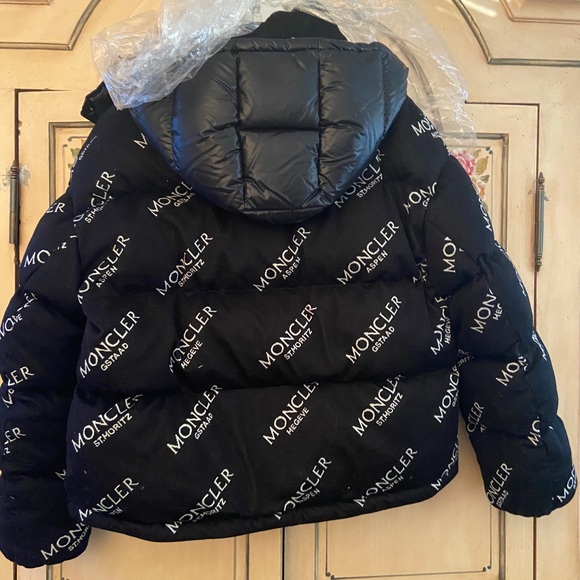 Moncler caille logo jacquard quilted jacket NWT - Picture 6 of 11